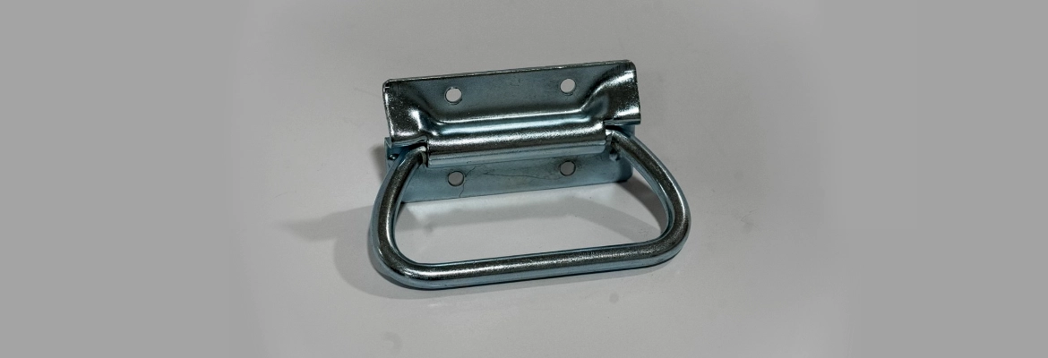 Zinc-plated steel chest handle